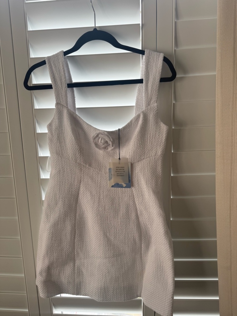 Flaw NWT Revolve MAJORELLE Clemence Mini Dress in White Medium - Picture 4 of 10